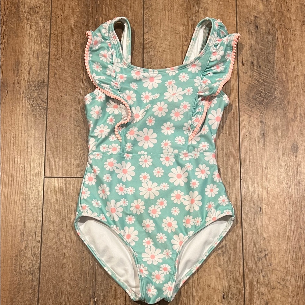 Cat & Jack Girl’s One Piece Swimsuit, M (8)